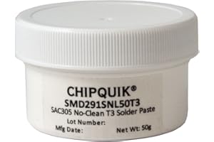 CHIP QUIK Solder Paste in jar 50g (T3) SAC305 no clean