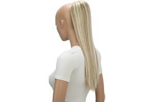‎CAISHA CAISHA 55cm Haarteil Nina mit Kordelverschluss Zopf Haarverlängerung Glatt Blond Mix PH515