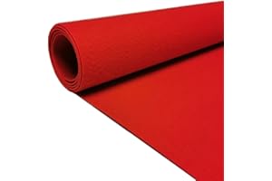 MadeInNature Tapis de Passage Rouge/Tapis de décoration, idéal pour Magasin, événements et fêtes, cinéma, église/Petites et Grandes Longueurs (1x4m)