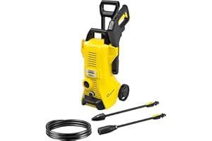Kärcher Nettoyeur Haute Pression K 3 Power Control, Pression : Max. 120 Bar, Débit : 380 l/h, Surface : 25 m²/h, Filtre à Eau, Poids : 4,4 kg, Pistolet et Flexible Haute Pression, Rotabuse, Lance