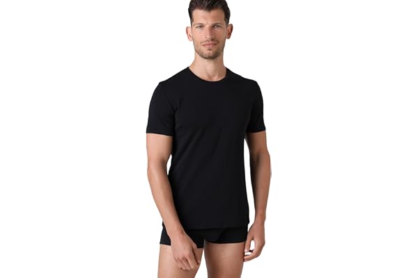Lovable herr Premium Stretch Rund halsringning av bomull, underkläder