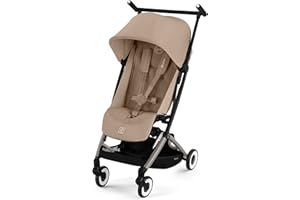 CYBEX Gold Kinderwagen LIBELLE mit Einhand-Gurtsystem, Von ca. 6 Monaten bis ca. 4 Jahre (max. 22 kg), Ultraleicht (nur 6 kg), Almond Beige