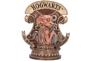 Nemesis Now Oficjalna licencja Harry Potter Dobby Bookend, złoty, 20 cm