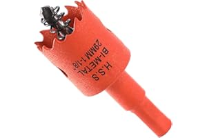 Dribotway 29mm 1-1/8'' Hole Saw, Bi-Metal Hole Saw Drill Bit High Speed Steel, Cutting Circular Holes, for Wood and Metal, Can Easily Drill Wood, Plastic, Plywood, Thin Metal