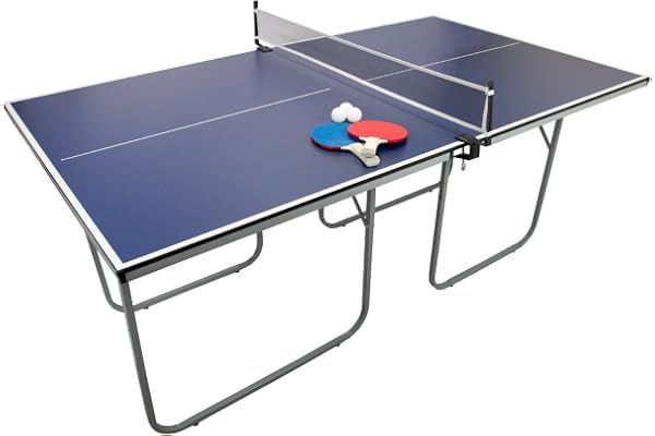Bordtennisbord med Tillbehör Set Vikbart Hopfällbart Pingpongbord Pingisbord Bordtennis Pingpong Pingis Nät Racket Pingisbollar MDF Järn 180cm x 102cm x 76cm