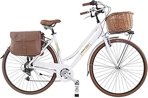 VIA VENETO BY CANELLINI Canellini Via Veneto by Dolce Vita Bicicleta Bicicleta Citybike Ctb Mujer Vintage Retro Dolce Vita Aluminio Blanco