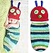 Newborn Baby Boy Girl Beanie Crochet Very Hungry Caterpillar Hat Cocoon Set Party Costume Photo Props
