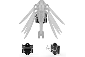 cooldac Support mural en acrylique compatible avec Lego Dune 10327 Ornithopter - Support mural individuel compatible avec Lego 10327 Dune (support d'écran, modèle non inclus)