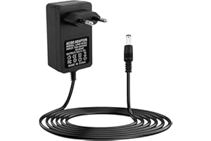 ATSHLD Adaptateur Secteur 12V 2A 24W Universel, Transformateur AC/DC 12V 24W pour Haut-Parleurs, Bandes LED, Routeurs, Caméras CCTV, Disques Durs et Autres Appareils Électroniques, Alimentation 5.5mm x 2.5mm