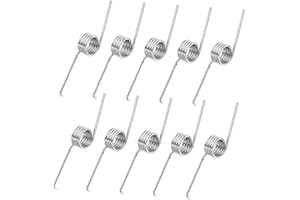 BESTOYARD 10Pcs Universal Torsional Springs for Trash can Lid Repair Small Bin Spring Replacement Kit for Kitchen Waste Bins and Automatic Trash Cans