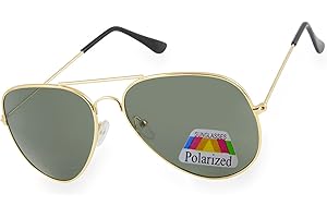 MFAZ Morefaz Ltd Enfants Garçon Fille Lunettes De Soleil Polarisées En Miroir Style Pilote Kids Sunglasses