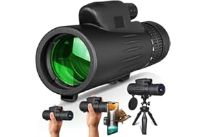 BILLION DUO Monocular Telescope,10-30X42 High Power HD Zoom Monocular- BAK4 Prism &FMC Lens Clear and Bright With Smartphone Holder & Extendable Tripod With for Bird Watching Hunting Camping Travelling Wildlife