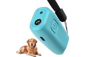 XINZHIZHU Anti Barking Device for Dogs Ultrasonic Dog Barking Deterrent Devices Repeller Stop Bark Control Shield Handheld Trainer Repellent Indoor Outdoor for Small Medium Large Works in Yard Home Rechargeable