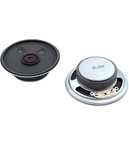 Haut-Parleur Interne 36 Mm 16 Ohm 0.25W - Aimant Interne Aluminium - Idéal Radio, Interphone, Mini Haut-Parleurs