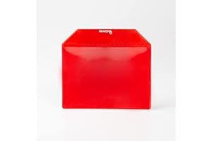 Magna-C® Magnetic Case with Strong Magnetic Tape, 155 x 110 mm, DIN A6, Red, Ideal for Document Storage