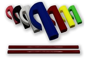 R-Satz Shop Zimmermannsstift Halterung inkl. 2 Bleistifte - Halter passend für Handwerker Velux Stift (Blau)