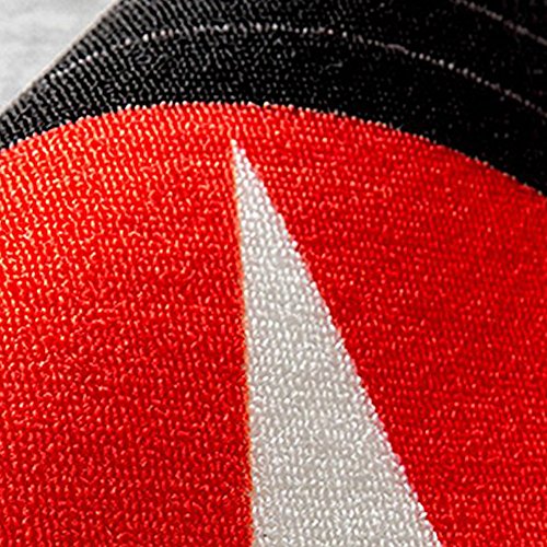 Fittoway Retro Style Vinyl Record Shaped Round Entrance Bedroom Rug Carpet Household Room Office Chair Mats 31.5x31.5x0.24 in (Black)