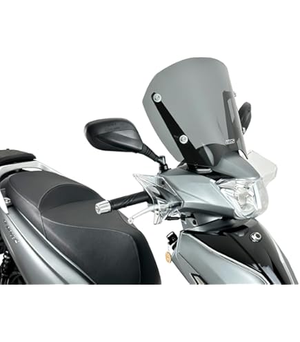 Cupolino Per Kimco People S 50-125-200 Euro5 (2021-2023) - Paravento Fumè Con Aste Verniciate, 420x250x3mm - Foto 6