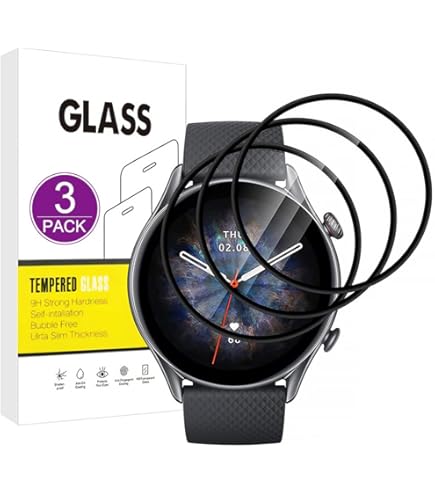 Pellicola Protettiva Per Garmin Forerunner 265S - 3 Pezzi, 3D Curva, Anti-Graffio, Alta Definizione