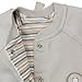 Jacky Baby Unisex 100% Cotton - Beige/Streifen - Jacky Elephant Reversible Jacket, 294101 -  White - 9.5