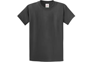 Star and Stripes Plain Dark Grey T Shirt 100% Rich Soft Organic Cotton Dark Grey Plain T Shirt