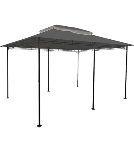 Replacement roof for gazebo 350 [cm] waterproof material: Panama PCV Soft 370 g/m² extra strong model 4