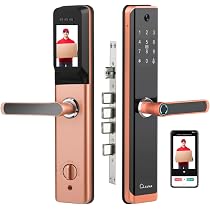 LAVNA Smart Camera Door Lock | 7 Way Unlock | Fingerprint, Mobile ...
