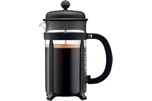 Bodum Cafetera Java 1908-01, 8 tazas, 1 L, multicapa, negra, cafetera espresso