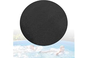Kamanan Anti-Rutsch Wasserdichtes Pool Unterlage Ø365cm,Poolunterlage rutschfeste Unterlage Rund,Schwimmbecken Matte Pool Bodenplane Faltbarer für Draußen Drinnen Spa Pool-Schutzmatte