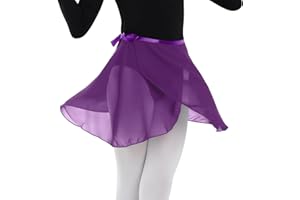 MUNAFIE Ropa de Ballet Señoras Falda de Ballet Corbata de Cintura Ajustable Falda de Gasa Faldas de Danza para Mujeres y Niñas