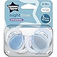 Tommee Tippee Closer To Nature Night Time Soother Glow In The Dark, 6-18 Months, Assortment
