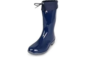Regenliebe Damen Gummistiefel de Fieselregen Regenstiefel Langschaft