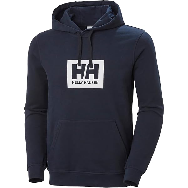 Helly Hansen Herren HH Logo Kapuzenpullover – Aus French-Terry-Baumwolle, Lässig Und Weich