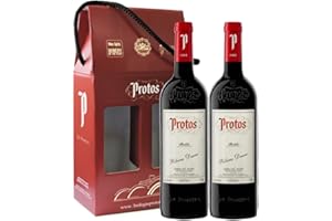 ENOVINOS THE WINE BRAND Estuche Protos Roble 2 Unidades - x2 Botellas Vino Tinto Ribera del Duero x 75 cl - Mejor Selección ENOVINOS