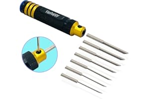 Yaohappy Prime Model Scriber Gundam Resin Carved Scribe Line Hobby Cutting Tool Chisel 7 Blades 0.1/0.2/0.4/0.6/0.8/1.0/2.0mm