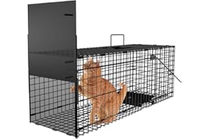 AMAGABELI GARDEN & HOME Amagabeli Trappola per Topi Animali vivi Gabbia Grandi Dimensioni per la Cattura di Topi Arvicole criceti ECC in Ambienti Interni ed Esterni Ingressi con Sportello A Caduta