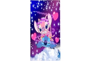 LGQHCE S-titch Serviette De Plage Serviette de Plage Serviette pour Enfants - Serviette de Bain pour Enfants - Cadeau pour garçons et Filles - 75 x 150 cm