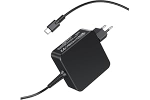 YSSTKFD 65W Zasilacz USB C Ładowarka, tablety Przewód zasilający laptopa Kabel do Huawei Mateboook, Lenovo ThinkPad, Macbook Pro/Air, ASUS, Acer, HP, Samsung, Xiaomi Air Ładowarki Typ C USB C Szybka Zasilacz
