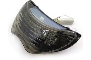 HASKULLE Motorcycle Smoke Led Tail Light Brake Light with Integrated Turn Signals Indicators for 99-00 CBR 600 F4/ 04-06 CBR600 F4I