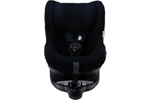 JYOKO Kids Funda de algodón Compatible con Joie Spin 360 y Nuna Rebl (Black Series, Funda Joie I-Spin 360)