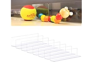 Ciskotu Spielzeugblocker für Möbel, Durchsichtiges Blockierbrett unter den Möbeln, Haustier-Prallplatte, Stark Klebende Schallwand, Verstellbarer Spaltstoßfänger für Sofa, Bett