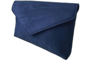 LeahWard Women's Faux Suede Leather Clutch Bag, Clutch Bag For Wedding, Party Evening Purse Handbags For Prom