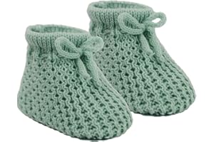 Mansuri Baby Booties Baby Boys Girls Soft Mesh Booties Baby Knitted Bootees 0-3 Months Approximately S401