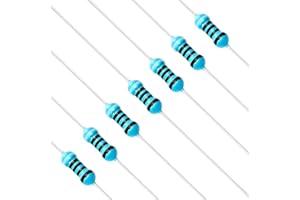 Chanzon 100pcs 1/4W (0.25W) 9.1K Ω ohm 9k1 Metal Film Fixed Resistor 0.01 ±1% Tolerance 9.1KR MF Through Hole Resistors Current Limiting Rohs Certificated