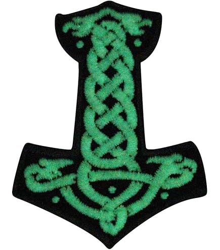 Toppa Ricamata Bandiera Vinland Vichingo | Termoadesiva O Cucibile - 8.8x6.2cm - Foto 12