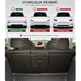 Li Parts Tesla Model Y Juniper TPE Arka Koltuk Koruyucu, Arka Koltuk Paspası 3'l&uuml; Set