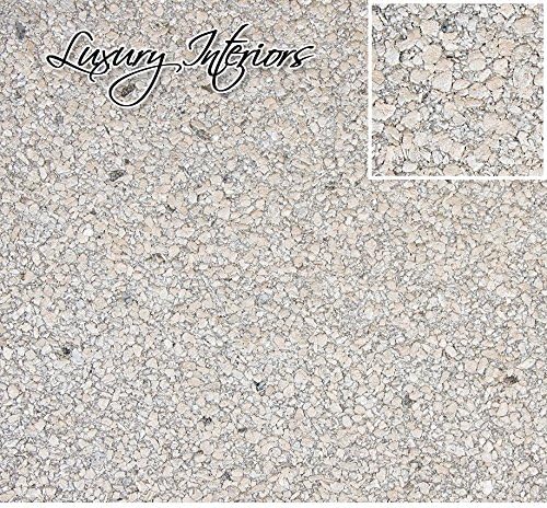 Luxury Furnishings Mica Stone Wallpaper Mc Range |Brian Yates| Wall Covering for Home, Bedroom &amp; Wall Decoration - MC Silver (100cm x 92cm (Meter)) Modern Designer Wall Paper| By