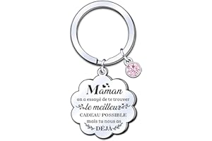 ZYMGUO Cadeau Maman Porte-clés,Femme Porte-clés Bijoux Cadeau Original pour Maman,Cadeaux Maman Porte-clés,Cadeaux Fête des mères pour Maman