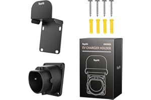 FITTOP topfit EV Cable de Carga Tipo 2 Soporte de Pared Cable de Carga Tipo 2 Soporte de Pared Soporte de Pared estación de Carga wallbox Organizador de Cable de Carga para Coche eléctrico con IEC 62196-2