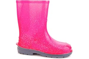 Lemigo Bottes de Pluie pour Enfants Filles et Garçons Chaussures de Pluie OLI 20-35 EU